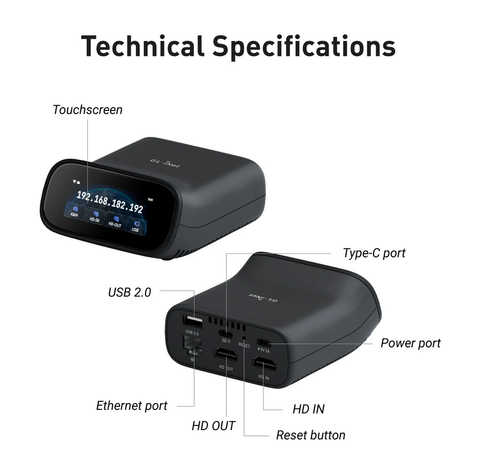 Bộ điều khiển máy tính từ xa Comet Pro GL‑RM10 (GL.iNet)
