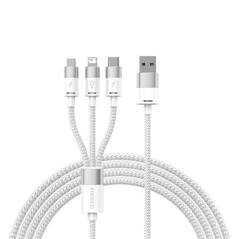 Cáp Sạc Đa Năng Baseus StarSpeed 1-for-3 Fast Charging