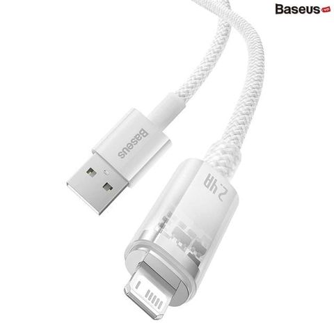 Cáp sạc nhanh tự ngắt Baseus Explorer Series 2 – USB A to Lightning 2.4A