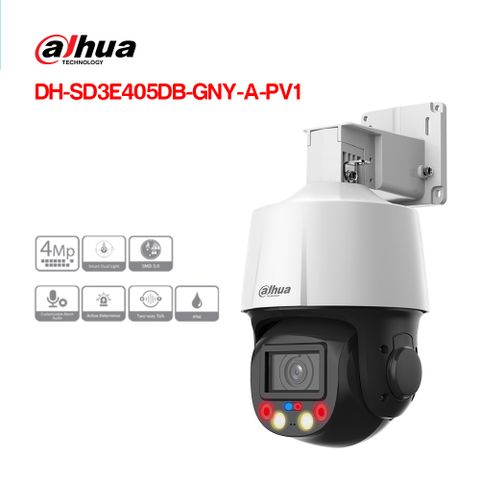 Camera IP PTZ 4MP DAHUA DH-SD3E405DB-GNY-A-PV1 báo động chủ động