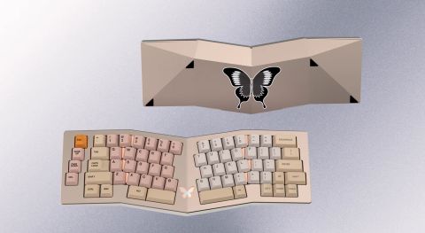 Vany Alice x Whatever Keyboard - Anodized Gray Gold