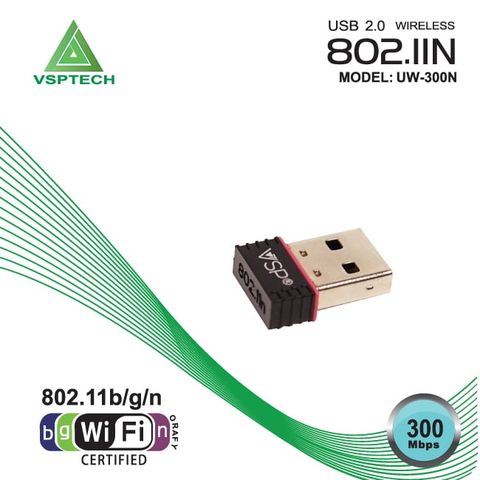 USB Wifi VSP 802.IIN UW-300N