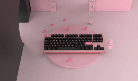 TMT Pink Lightning Keyboard