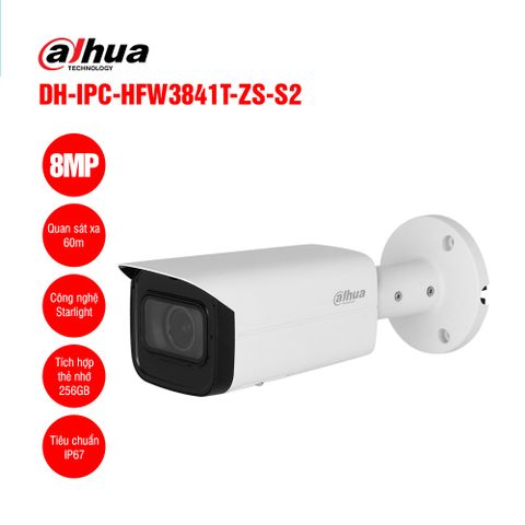 Camera IP 8MP DAHUA DH-IPC-HFW3841T-ZS-S2 hình ảnh siêu nét