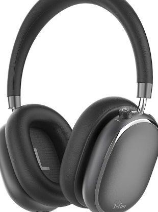 T-fun NC95 Grey — chống ồn, Bluetooth 5.3, pin 65h, app điều khiển, âm thanh HD, gọi rõ, thoải mái.