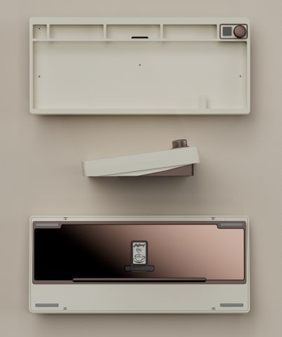 QK75N Case - Coffee - Electrophoresed Cream