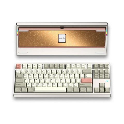 WOBKEY Crush80 Reboot Keyboard Pro - Warm Silver