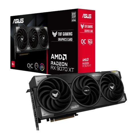 Card Màn Hình ASUS TUF Gaming Radeon™ RX 9070 XT OC Edition 16GB GDDR6