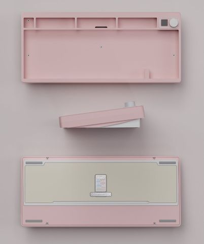 QK75N Case - Meow - Electrophoresed Pink