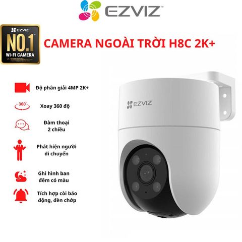 Camera WiFi EZVIZ H8C 2K+ 4MP (Tích hợp Ai thông minh)
