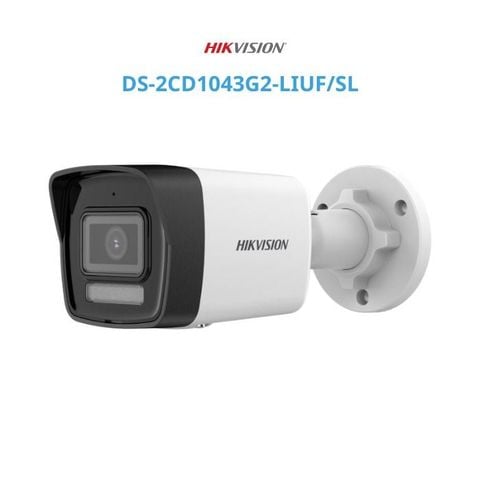 Camera IP Hikvision hình trụ 4MP DS-2CD1043G2-LIUF/SL