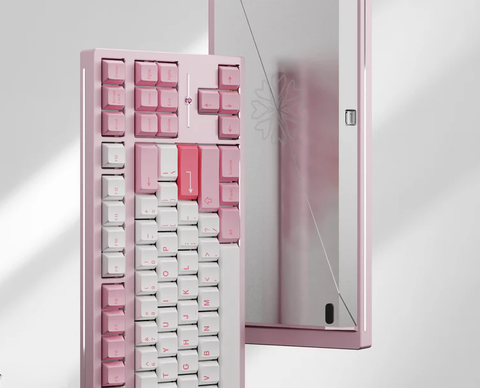 Promise87 Standard Edition Keyboard - Pink Alu Sandblasted Silver