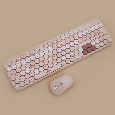 BỘ PHÍM CHUỘT KHÔNG DÂY MOFII HONEY S NÂU