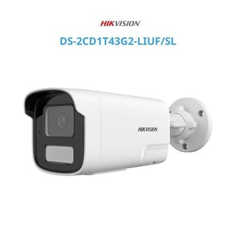 Camera IP 4MP thân trụ HIKVISION DS-2CD1T43G2-LIUF/SL
