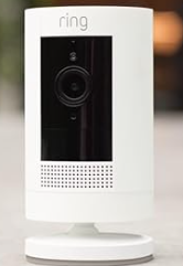 Ring Camera ngoài trời – Gắn tường, đêm màu, cảnh báo chuyển động, Alexa – Bộ 2 – Trắng