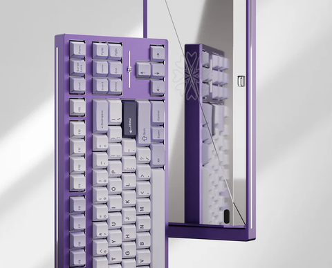 Promise87 Standard Edition Keyboard - Lavender SS PVD Silver