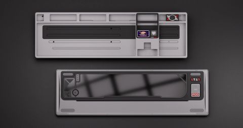 QK101 Case - Anodized Silver