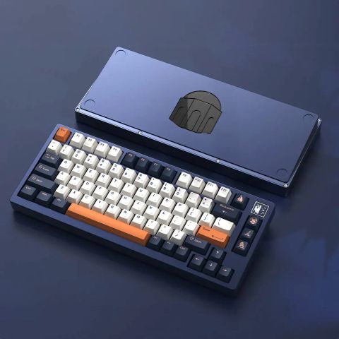 Createkeebs Thera75 V2 Keyboard - Navy Blue Case