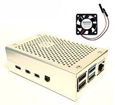 Vỏ nhôm Cho Raspberry Pi4 (Case Pi4 Vỏ Nhôm)
