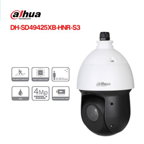 Camera IP Speed Dome Dahua DH-SD49425XB-HNR-S3 4MP Zoom 25X