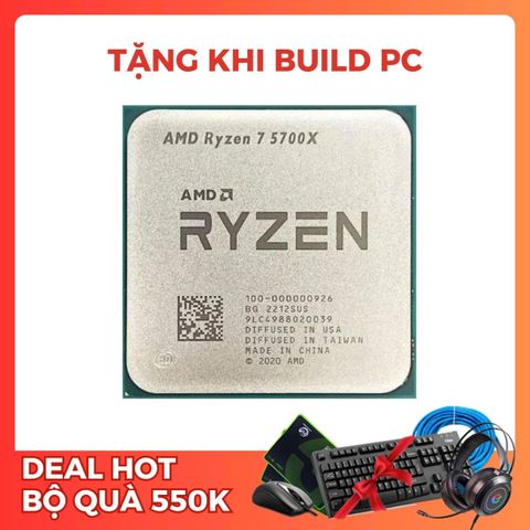 CPU AMD Ryzen 7 5700X Tray – 8C/16T, Boost 4.6GHz