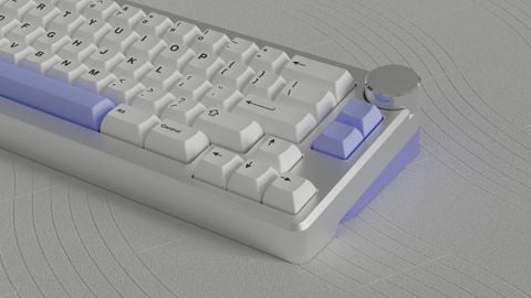 Delta 65% Keyboard - Lithium (Silver & Lilac)