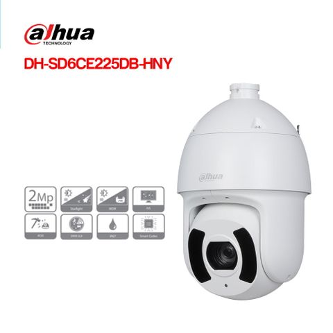 Camera IP PTZ DAHUA DH-SD6CE225DB-HNY 2MP Zoom 25X Hồng ngoại 250m