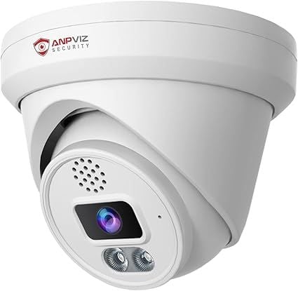 Camera Anpviz 6MP PoE có Mic & Loa – AI phát hiện người/xe, tầm nhìn ban đêm màu thông minh