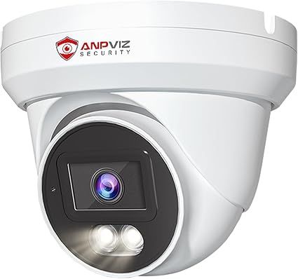 Camera Anpviz 4K 8MP PoE Turret AI – Mic – IP66 ngoài trời