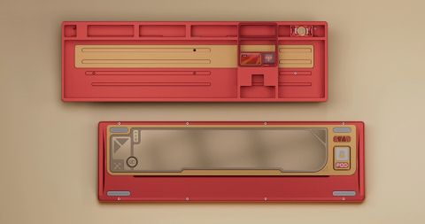 QK101 Case - Anodized Red