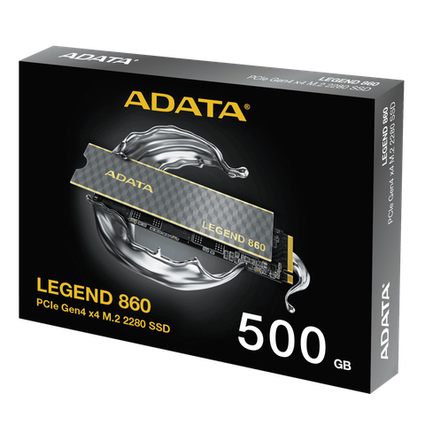 SSD NVMe ADATA LEGEND 860 500GB PCIe Gen4 – Tốc độ 6000MB/s