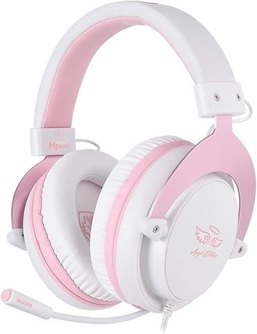 Tai Nghe SADES MPOWER Angel Edition White Pink