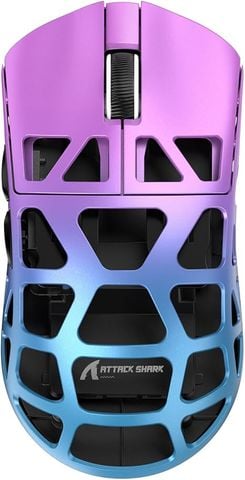 Chuột không dây ATTACK SHARK R3 Purple
