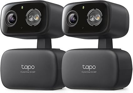 Camera C217 2K Pan Tilt trong/ngoài trời 360° – Bộ 2 chiếc