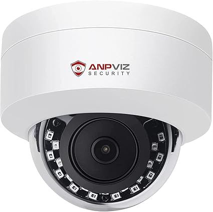 Camera Anpviz 5MP PoE Dome IP66 có Mic – AI người – NDAA