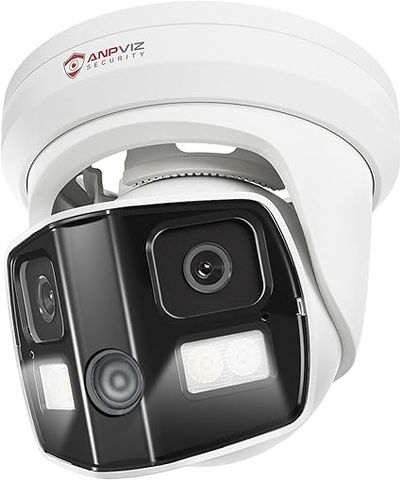 Camera Anpviz 4K 8MP PoE 180° 2 ống kính – Đèn kép, AI, Full Metal