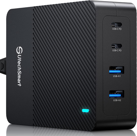 UtechSmart LX-PQ100AH: Sạc để bàn 100W PD & QC 3.0 (4 Cổng)