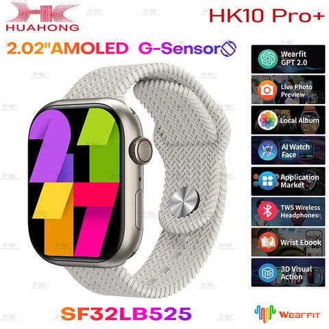 Đồng hồ NJYUAN HK10 Pro Plus xám – Smartwatch nghe gọi pin bền