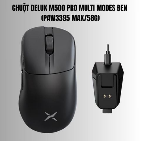 Chuột Delux M500 Pro Multi Modes Đen