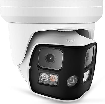 Camera IP 4K 8MP 180° Ống kính kép – Ban đêm có màu IP66