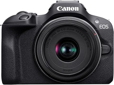 Máy ảnh không gương lật Canon EOS R100 RF-S18-45mm – Mirrorless 24.1MP 4K ngàm RF (đen)