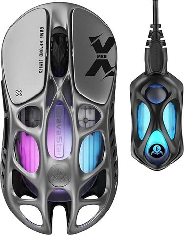 Chuột không dây GravaStar Mercury X Pro Grey