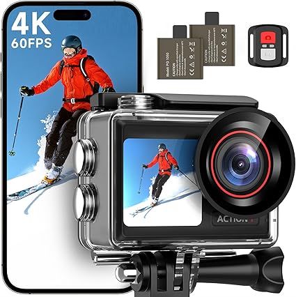 Camera hành động ODDV 4K60FPS 30MP – Tương thích lặn 132FT