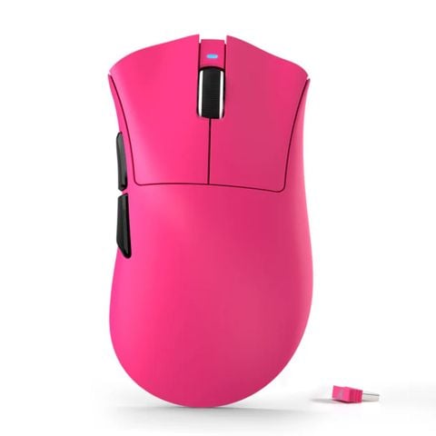 Chuột Attack Shark V3 Multi Modes Berry Red