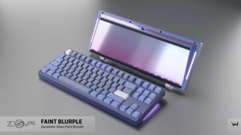 Zoom TKL Keyboard - Faint Blurple
