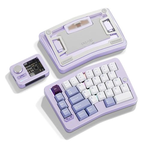 QK Alice Duo Keyboard - Anodized Lilac