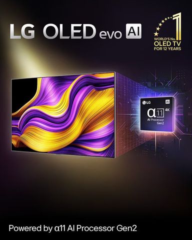 TV OLED evo AI M5 77 Inch 4K 144Hz – TV Không Dây Đích Thực LG
