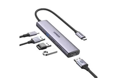 Cáp Hub Type C to HDMI 5in1 1549 Ugreen