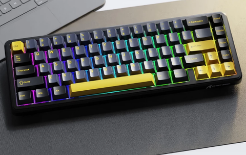 Bàn Phím Cơ Rapid Trigger Không Dây Ziyou Attack Shark X65HE PRO STARRY BLACK