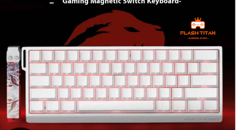 Bàn Phím Cơ Gaming MAD60 / MAD68 HE- Rapid (White)
